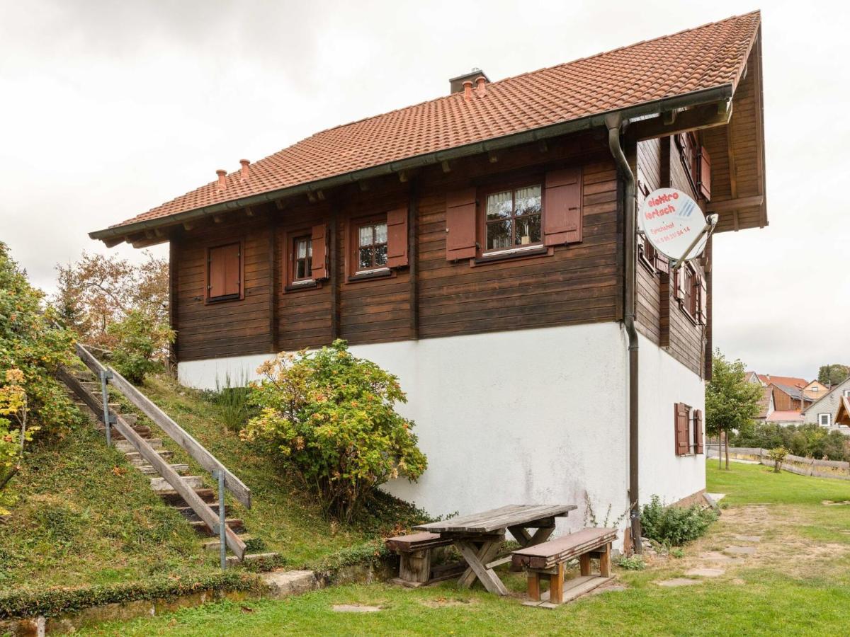 Chalet In Hinterrod Thuringia With Sauna Eisfeld Exteriör bild