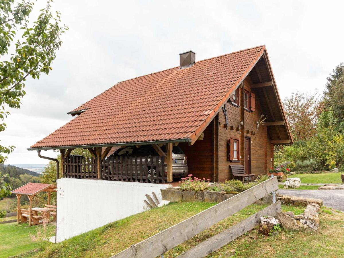 Chalet In Hinterrod Thuringia With Sauna Eisfeld Exteriör bild
