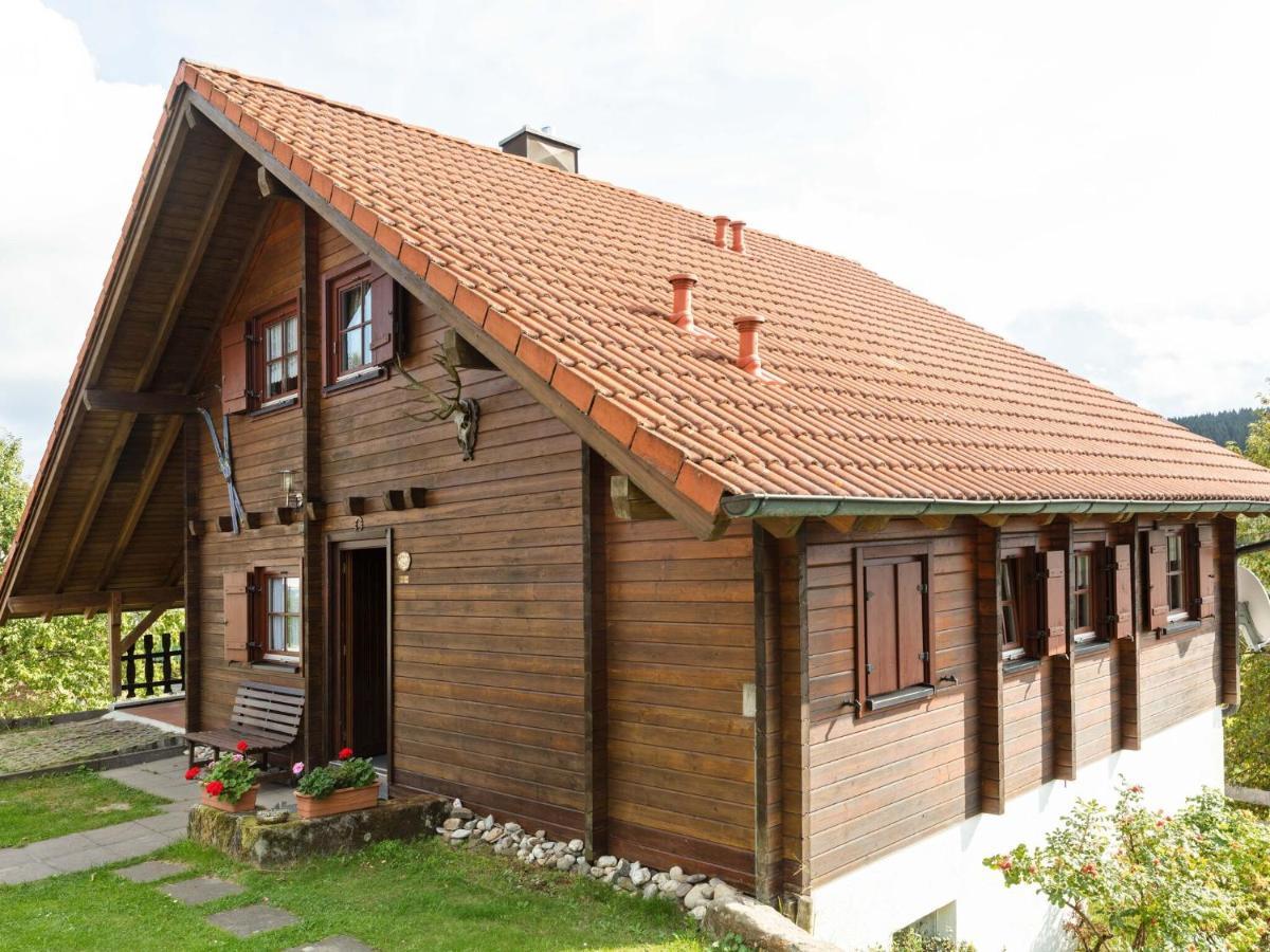 Chalet In Hinterrod Thuringia With Sauna Eisfeld Exteriör bild