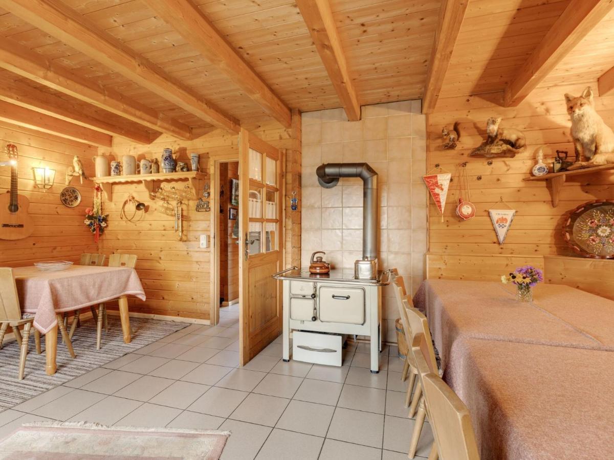 Chalet In Hinterrod Thuringia With Sauna Eisfeld Exteriör bild